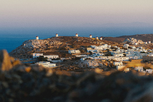 View over Amorgos during sailing charter