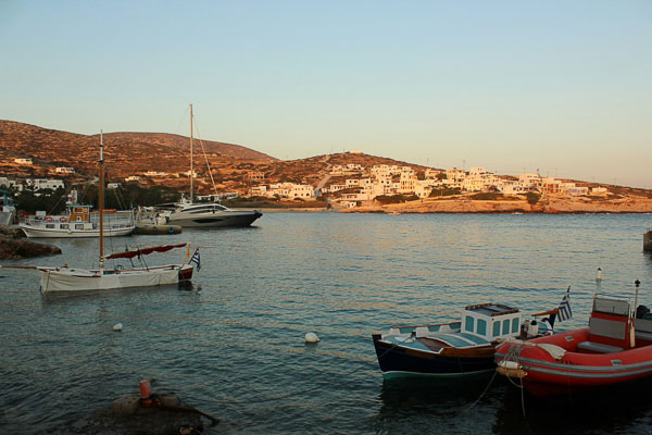 View over Donoussa during sailing holiday in Greece