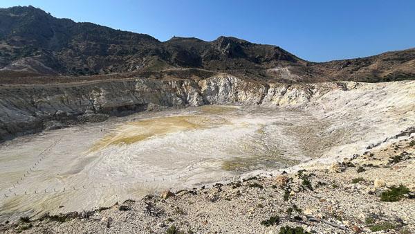 Volcano crater of Nisyros